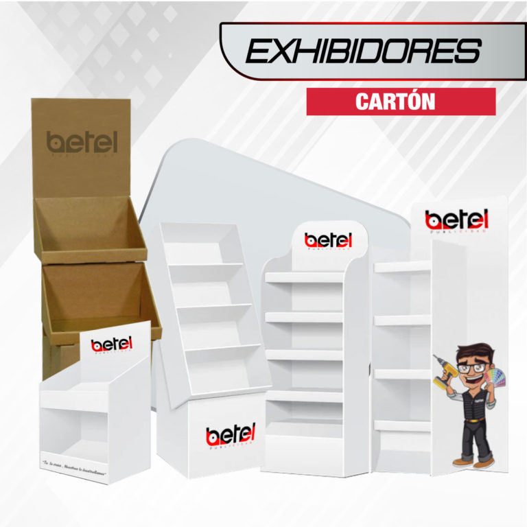 EXHIBIDORES DE CARTÓN