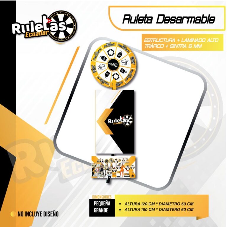 RULETA DESARMABLE